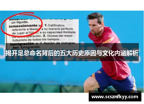 揭开足总命名背后的五大历史原因与文化内涵解析